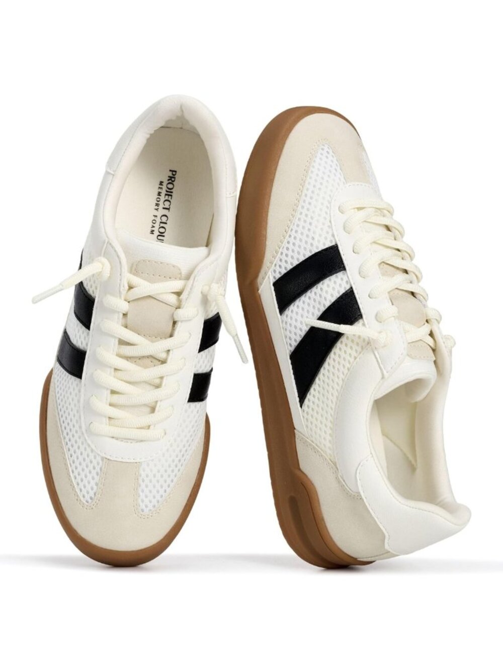 Stylish Genuine Leather Slip-On Sneakers for Women with Memory Foam Comfort